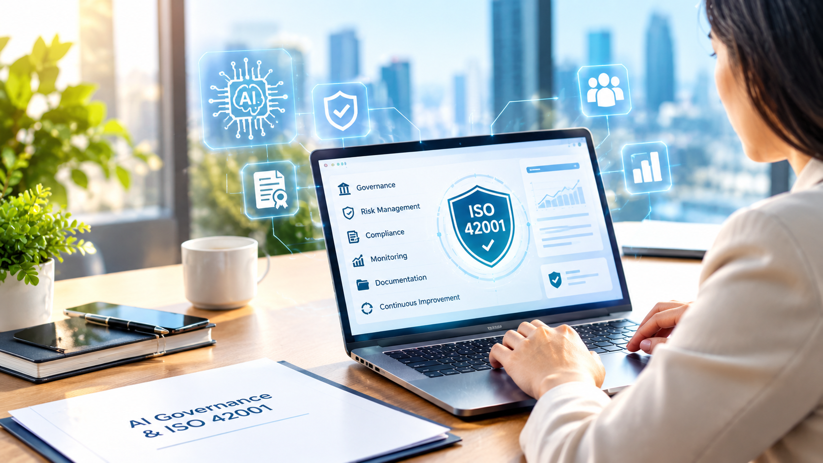 AI Governance & ISO 42001 featured image AI Governance and ISO 42001 compliance framework for Australian organisations